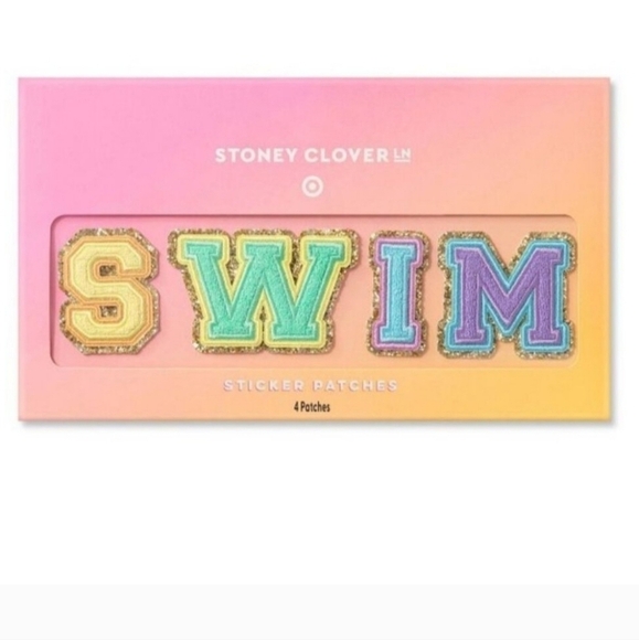 Stoney Clover SWIM Letter Patches - Picture 1 of 4